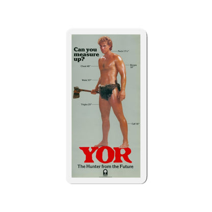 YOR THE HUNTER FROM THE FUTURE (3) 1983 Movie Poster - Refrigerator Magnet-3" x 3"-The Sticker Space