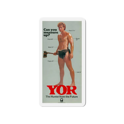 YOR THE HUNTER FROM THE FUTURE (3) 1983 Movie Poster - Refrigerator Magnet 4 Inch - The Sticker Space