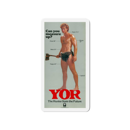 YOR THE HUNTER FROM THE FUTURE (3) 1983 Movie Poster - Refrigerator Magnet-4" x 4"-The Sticker Space