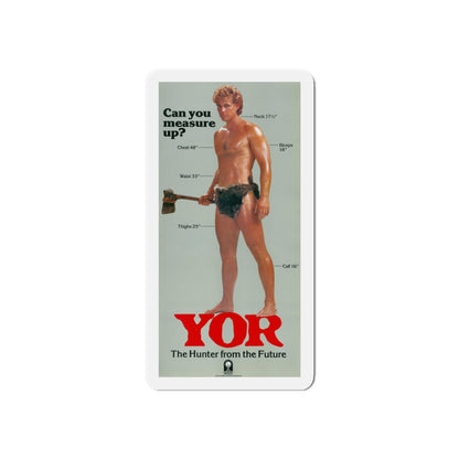 YOR THE HUNTER FROM THE FUTURE (3) 1983 Movie Poster - Refrigerator Magnet-6 × 6"-The Sticker Space