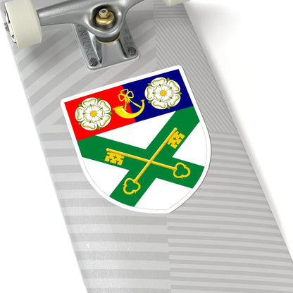 York St John University arms (United Kingdom) (Coat of Arms) STICKER Vinyl Kiss-Cut Decal - The Sticker Space
