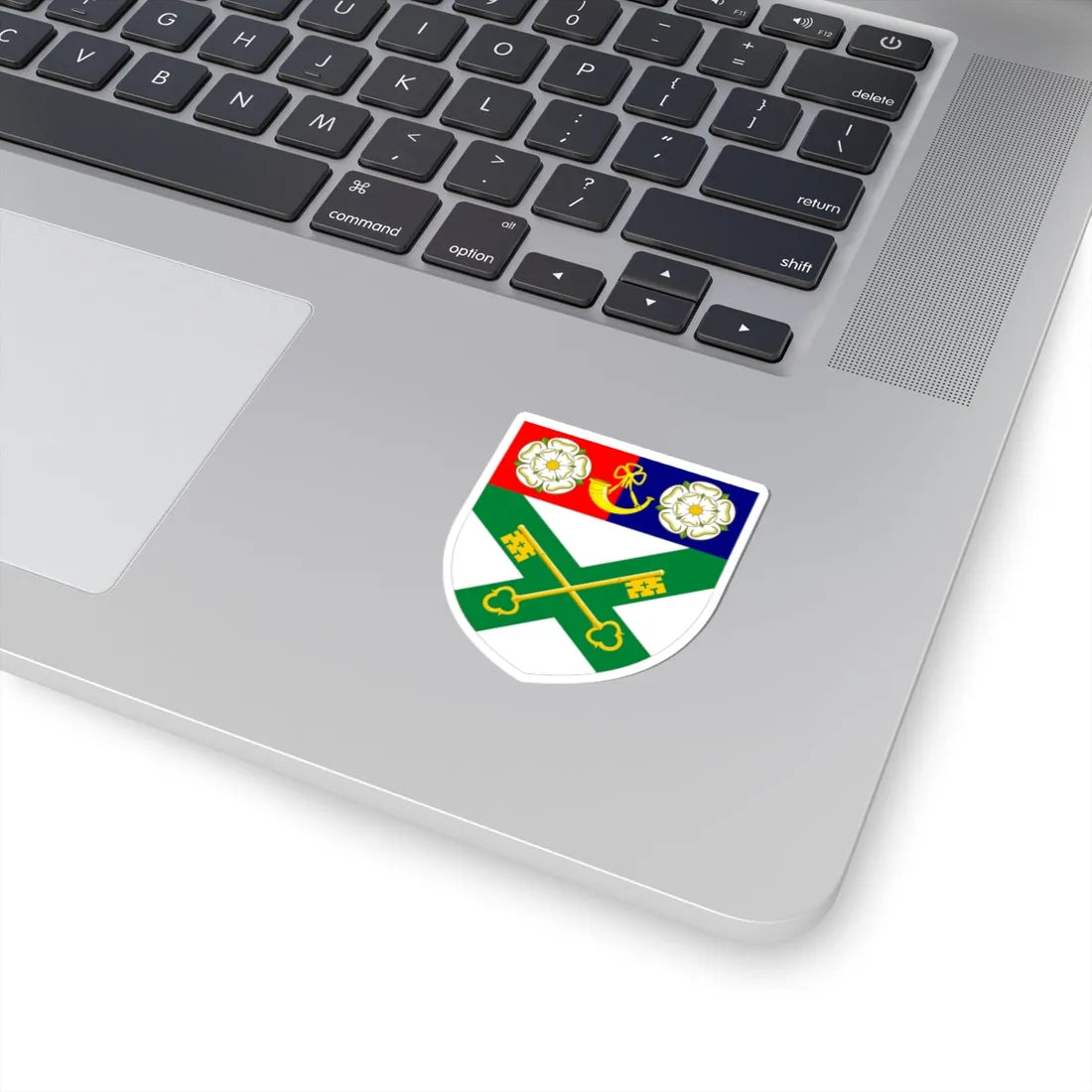 York St John University arms (United Kingdom) (Coat of Arms) STICKER Vinyl Kiss-Cut Decal - The Sticker Space