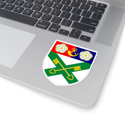 York St John University arms (United Kingdom) (Coat of Arms) STICKER Vinyl Kiss-Cut Decal - The Sticker Space