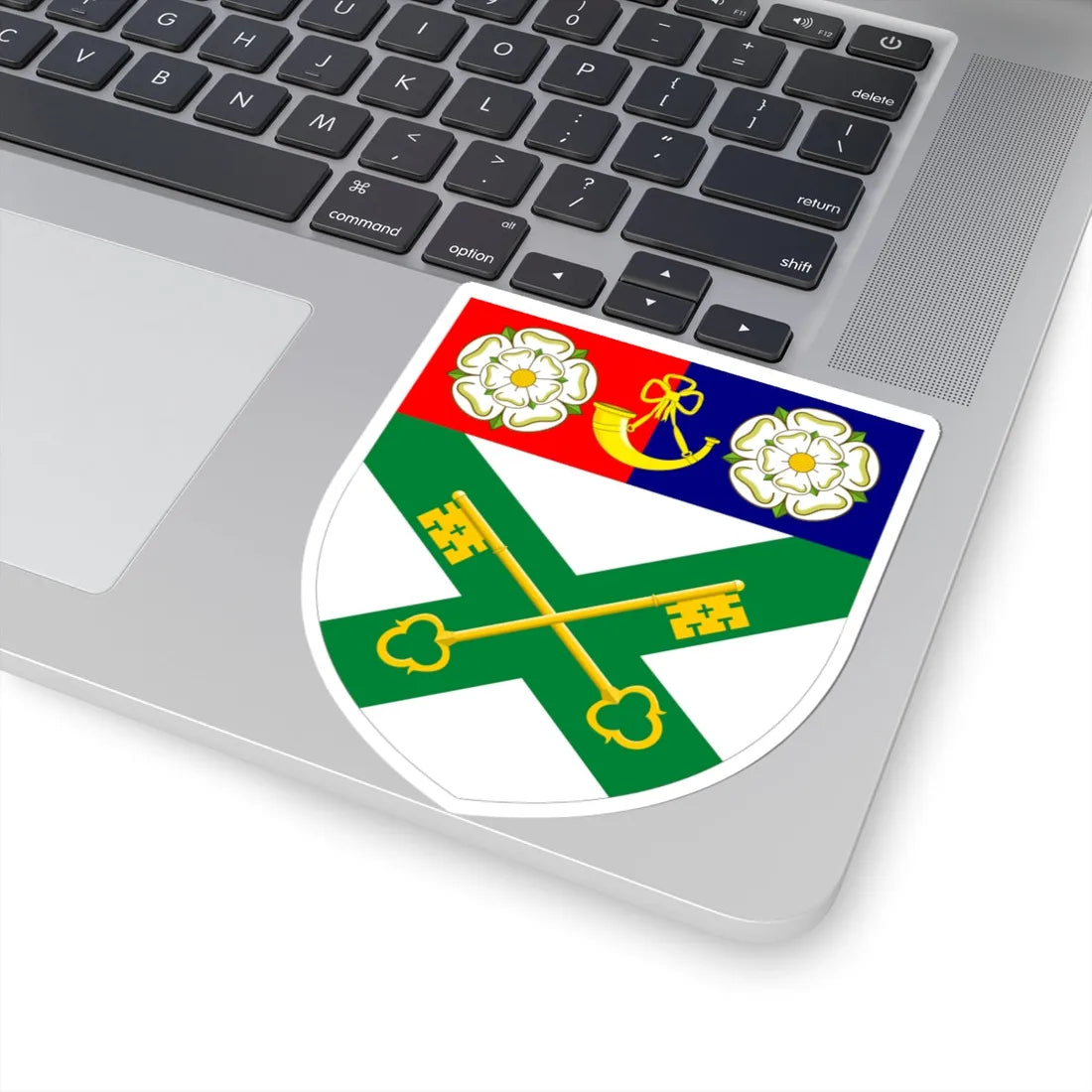 York St John University arms (United Kingdom) (Coat of Arms) STICKER Vinyl Kiss-Cut Decal - The Sticker Space