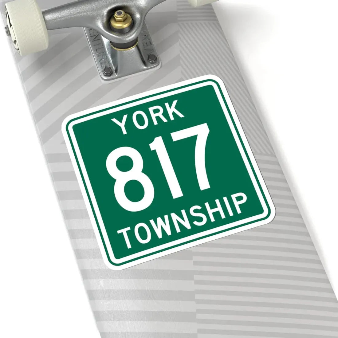 York Township Route 817 Morgan County Ohio (Ohio) (Road Sign) STICKER Vinyl Kiss-Cut Decal - The Sticker Space