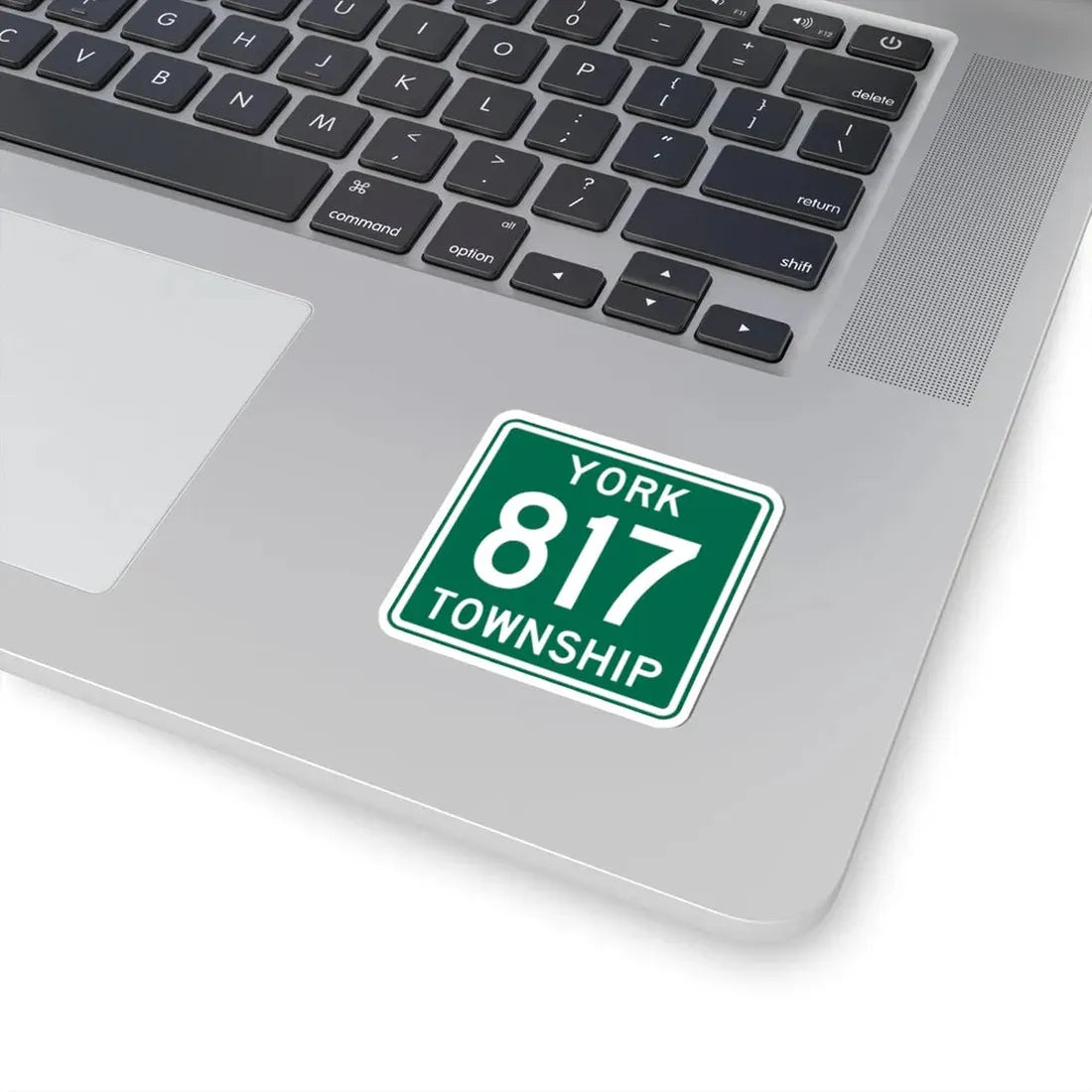 York Township Route 817 Morgan County Ohio (Ohio) (Road Sign) STICKER Vinyl Kiss-Cut Decal - The Sticker Space