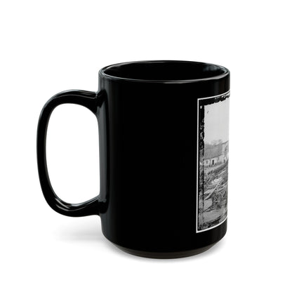 Yorktown, Va. Federal Artillery Park (U.S. Civil War) Black Coffee Mug-The Sticker Space