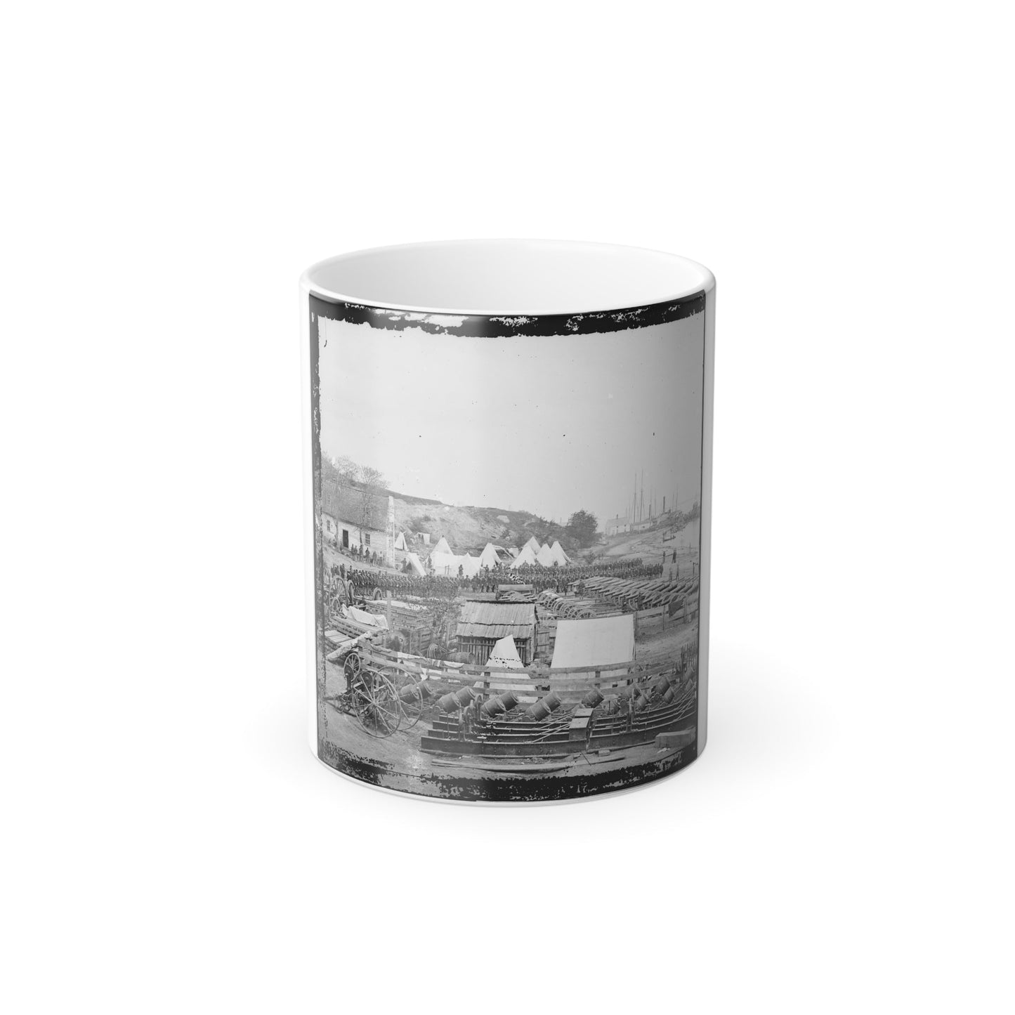 Yorktown, Va. Federal Artillery Park (U.S. Civil War) Color Morphing Mug 11oz-11oz-The Sticker Space