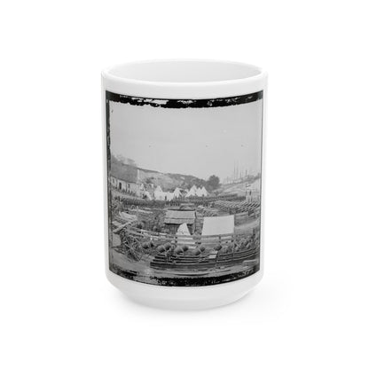 Yorktown, Va. Federal Artillery Park (U.S. Civil War) White Coffee Mug-15oz-The Sticker Space