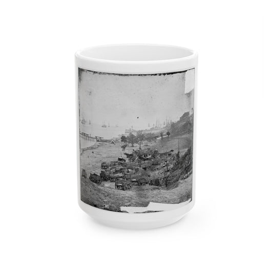 Yorktown, Va. Federal Wagon Park (U.S. Civil War) White Coffee Mug