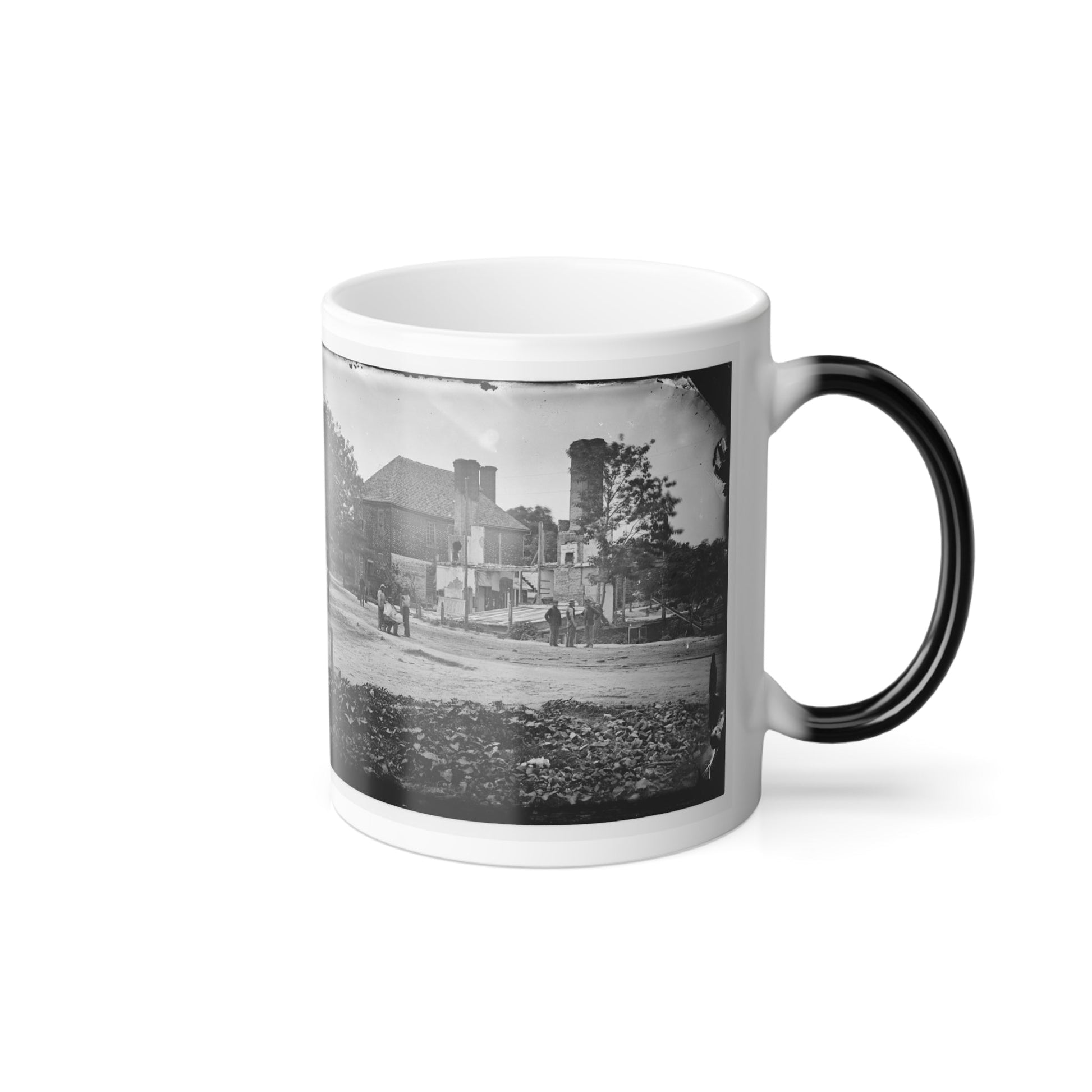 Yorktown, Va. Headquarters of Gen. John B. Magruder (U.S. Civil War) Color Morphing Mug 11oz-11oz-The Sticker Space