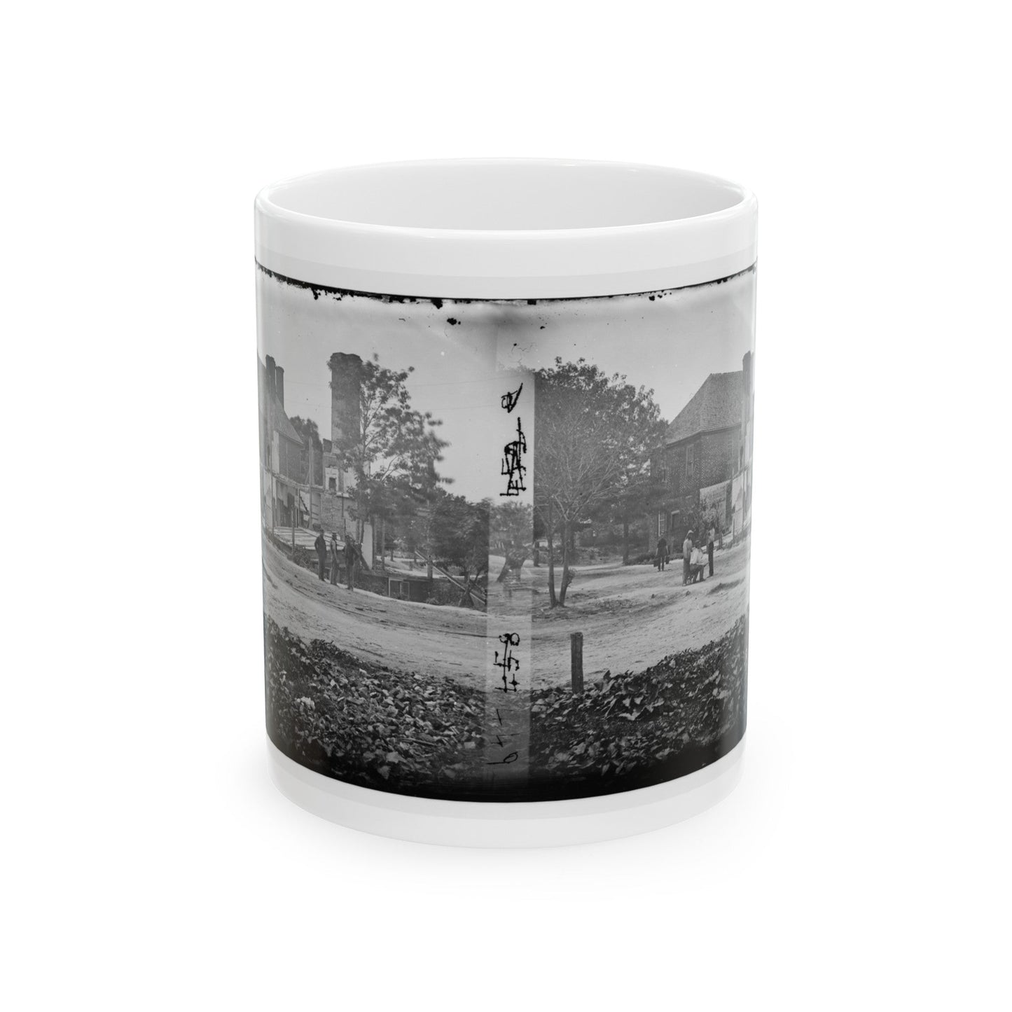 Yorktown, Va. Headquarters Of Gen. John B. Magruder (U.S. Civil War) White Coffee Mug-11oz-The Sticker Space