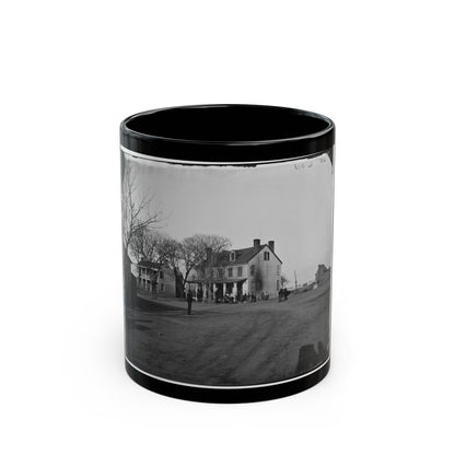 Yorktown, Va. Tabb House (U.S. Civil War) Black Coffee Mug-11oz-The Sticker Space