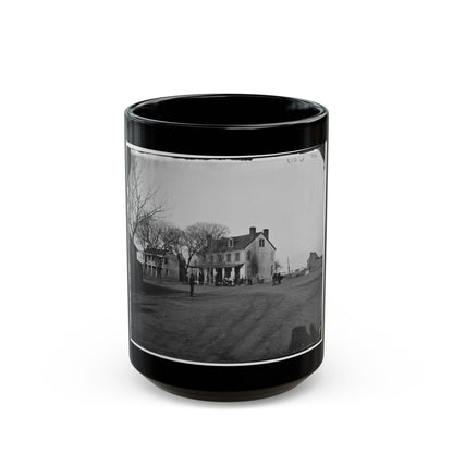 Yorktown, Va. Tabb House (U.S. Civil War) Black Coffee Mug-15oz-The Sticker Space