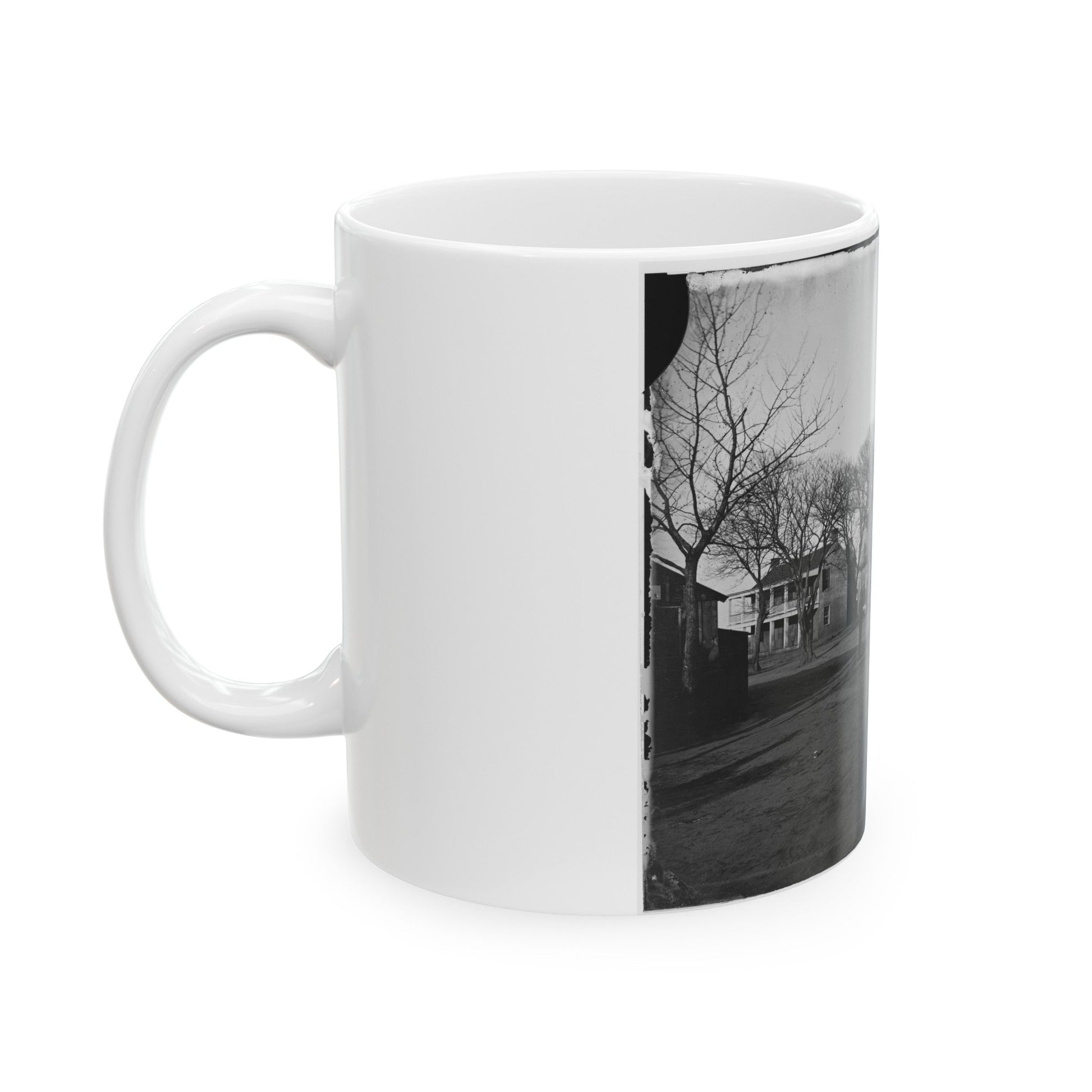 Yorktown, Va. Tabb House (U.S. Civil War) White Coffee Mug-The Sticker Space