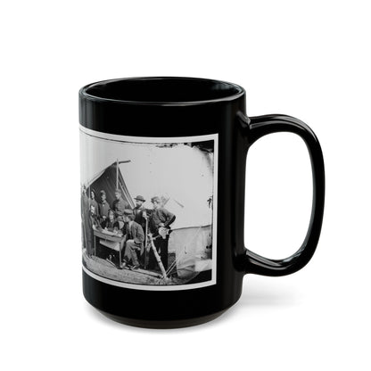 Yorktown, Va., Vicinity. Topographical Engineers, Camp Winfield Scott (U.S. Civil War) Black Coffee Mug-The Sticker Space