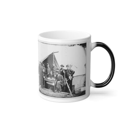 Yorktown, Va., Vicinity. Topographical Engineers, Camp Winfield Scott (U.S. Civil War) Color Morphing Mug 11oz-11oz-The Sticker Space