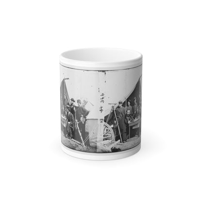 Yorktown, Va., Vicinity. Topographical Engineers, Camp Winfield Scott (U.S. Civil War) Color Morphing Mug 11oz-11oz-The Sticker Space