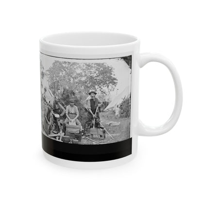 Yorktown, Virginia (Vicinity). Servants At Prince De Joinville's Quarters (U.S. Civil War) White Coffee Mug-The Sticker Space