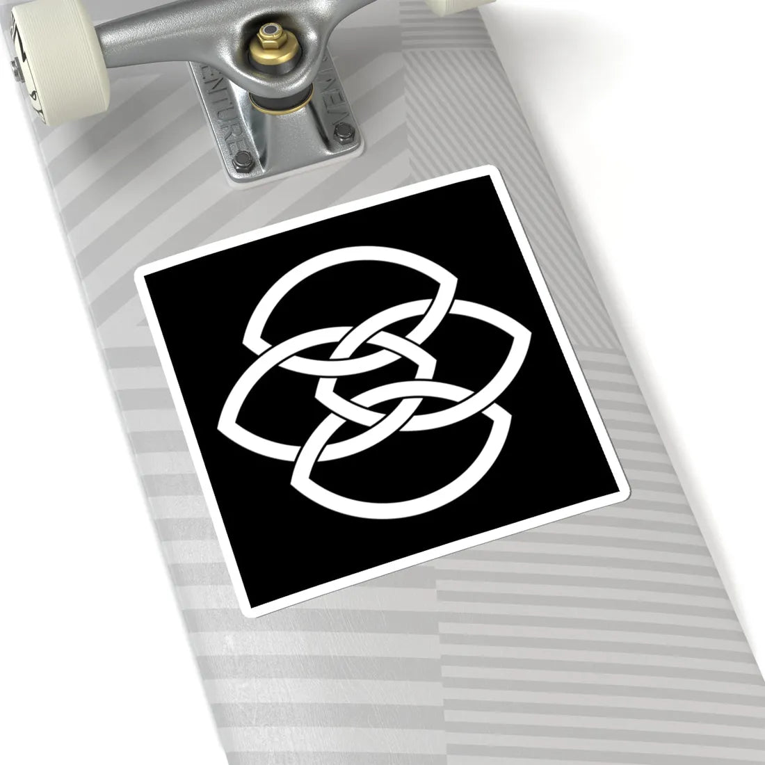 Yotsuwa inverted (Japan) (Coat of Arms) STICKER Vinyl Kiss-Cut Decal - The Sticker Space