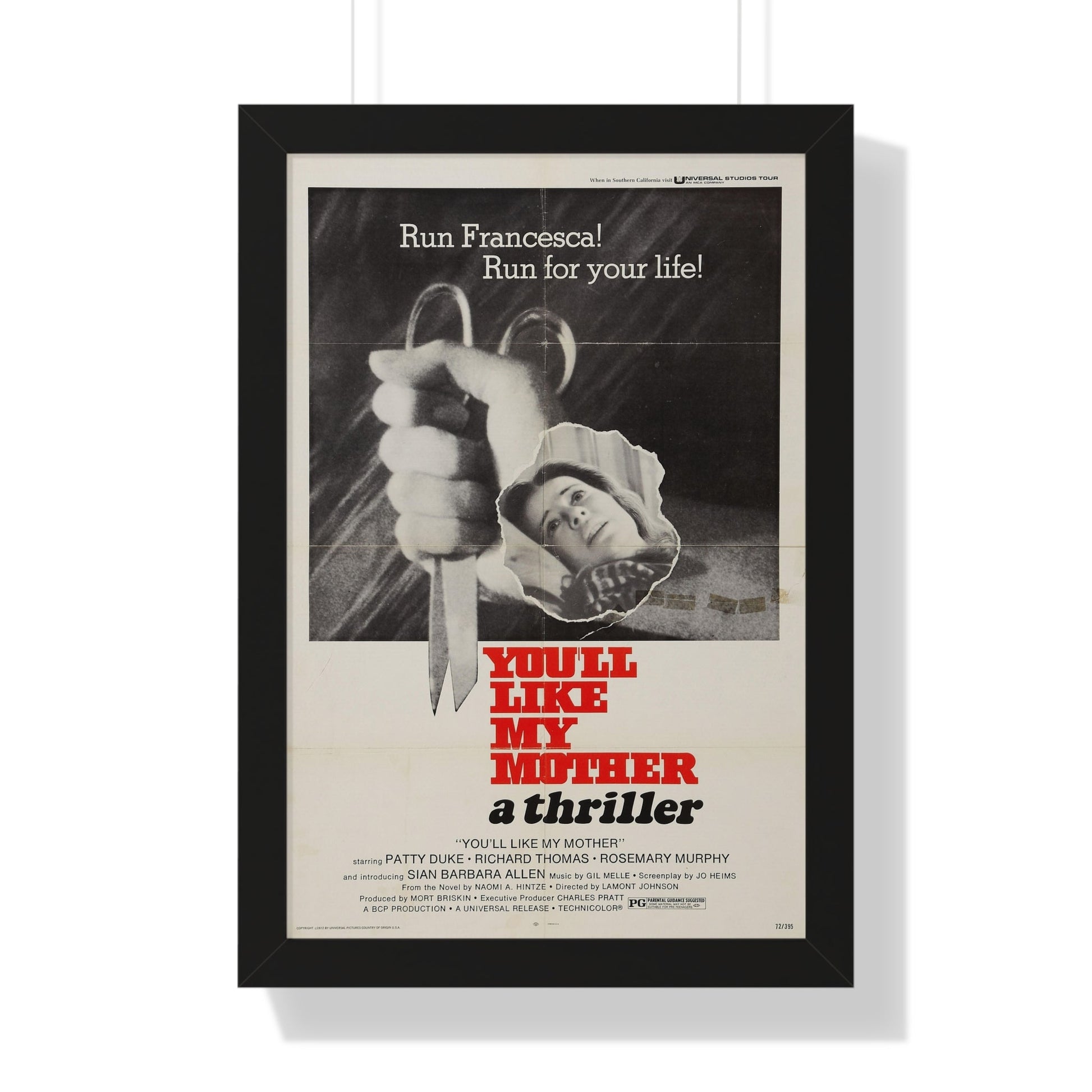 YOU'LL LIKE MY MOTHER 1972 - Framed Movie Poster-16″ x 24″-The Sticker Space