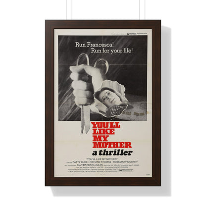 YOU'LL LIKE MY MOTHER 1972 - Framed Movie Poster-16″ x 24″-The Sticker Space