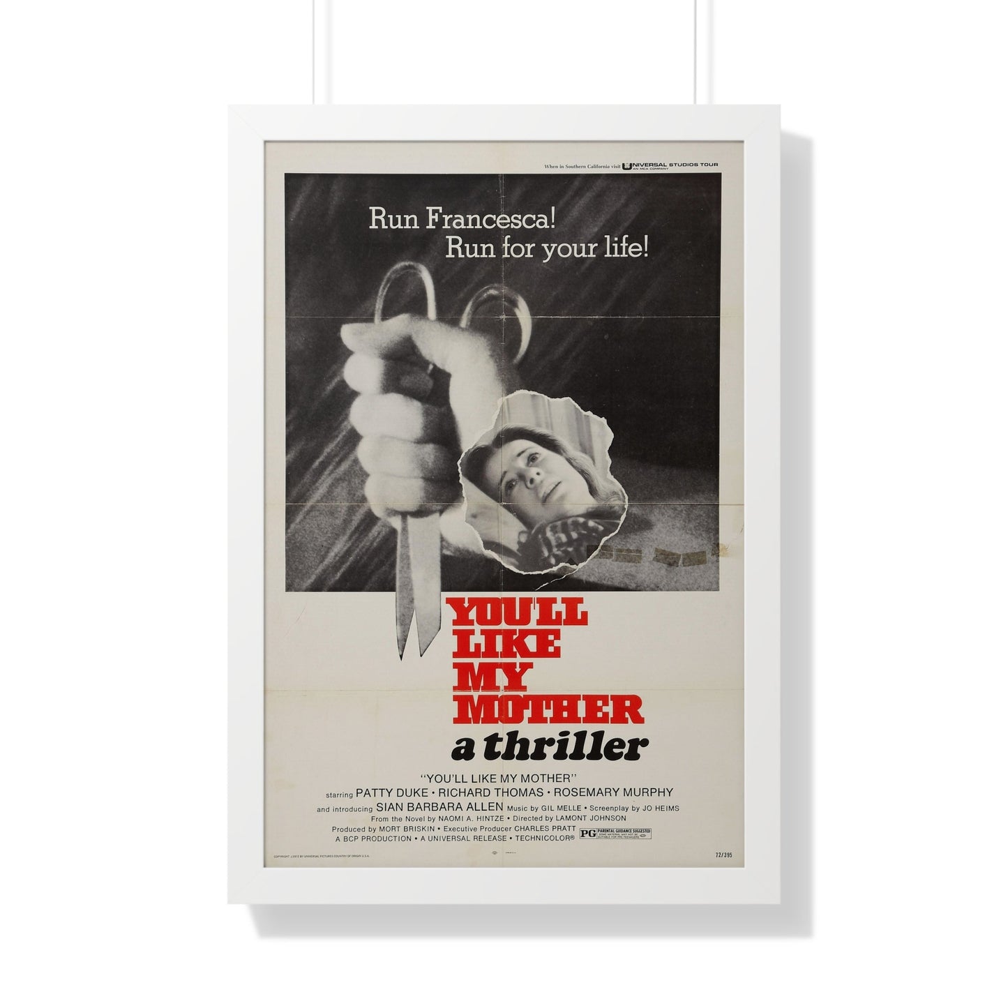 YOU'LL LIKE MY MOTHER 1972 - Framed Movie Poster-20" x 30"-The Sticker Space