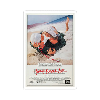 Young Doctors in Love 1982 Movie Poster STICKER Vinyl Die-Cut Decal 3 Inch - The Sticker Space