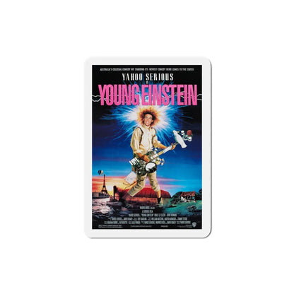 Young Einstein 1989 Movie Poster Refrigerator Magnet 3 Inch - The Sticker Space