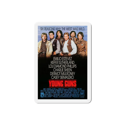 Young Guns 1988 Movie Poster Refrigerator Magnet 2 Inch - The Sticker Space