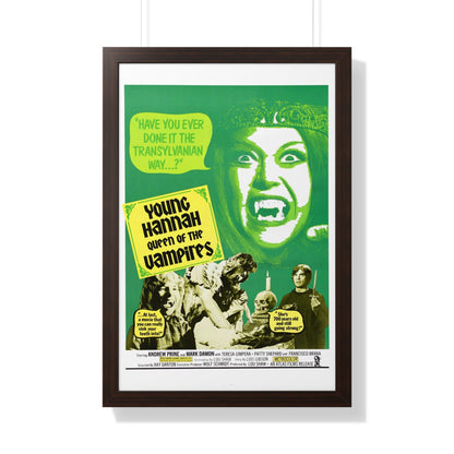 YOUNG HANNAH QUEEN OF THE VAMPIRES 1973 - Framed Movie Poster-20" x 30"-The Sticker Space