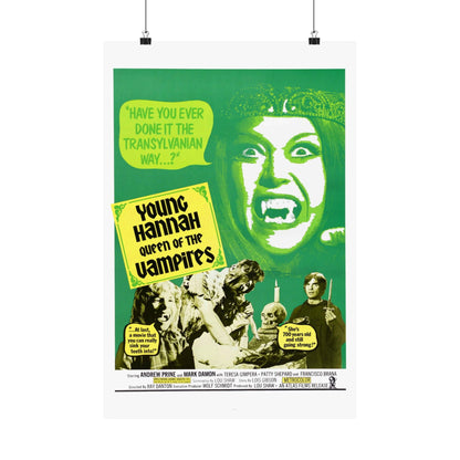 YOUNG HANNAH QUEEN OF THE VAMPIRES 1973 - Paper Movie Poster-16″ x 24″-The Sticker Space