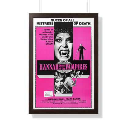 YOUNG HANNAH QUEEN OF THE VAMPIRES (2) 1973 - Framed Movie Poster-20" x 30"-The Sticker Space