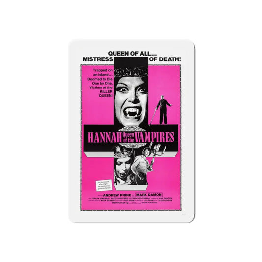 YOUNG HANNAH QUEEN OF THE VAMPIRES (2) 1973 Movie Poster - Refrigerator Magnet 6 Inch - The Sticker Space