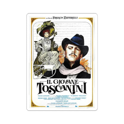 Young Toscanini 1988 Movie Poster - STICKER Vinyl Kiss-Cut Decal 4 Inch White - The Sticker Space