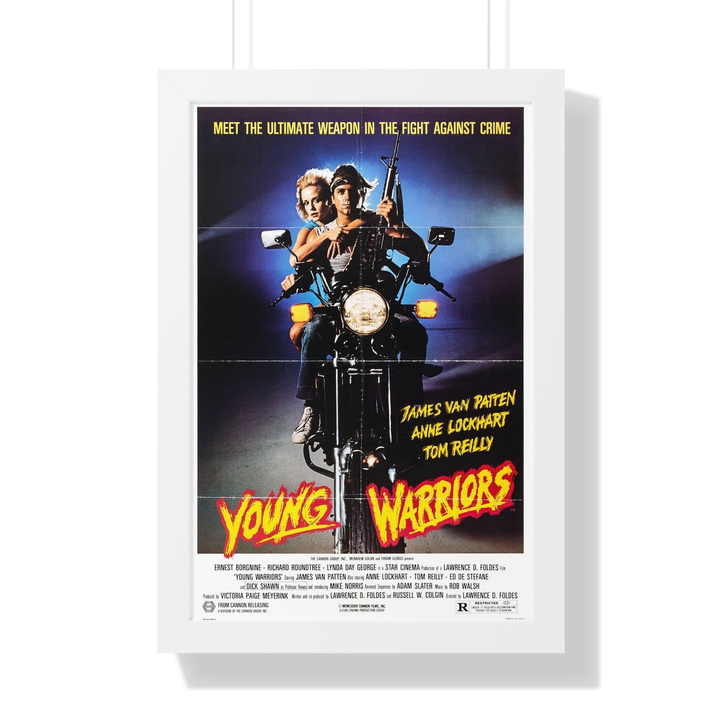 YOUNG WARRIORS 1983 - Framed Movie Poster-16″ x 24″-The Sticker Space