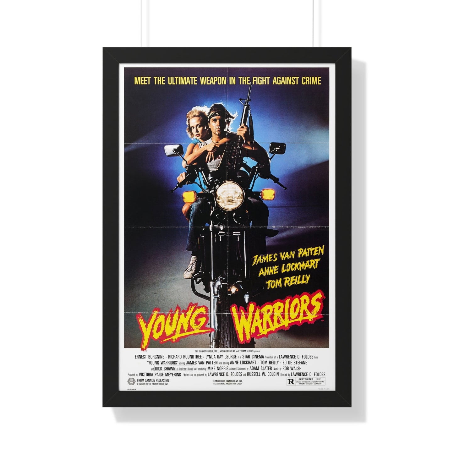 YOUNG WARRIORS 1983 - Framed Movie Poster-20" x 30"-The Sticker Space