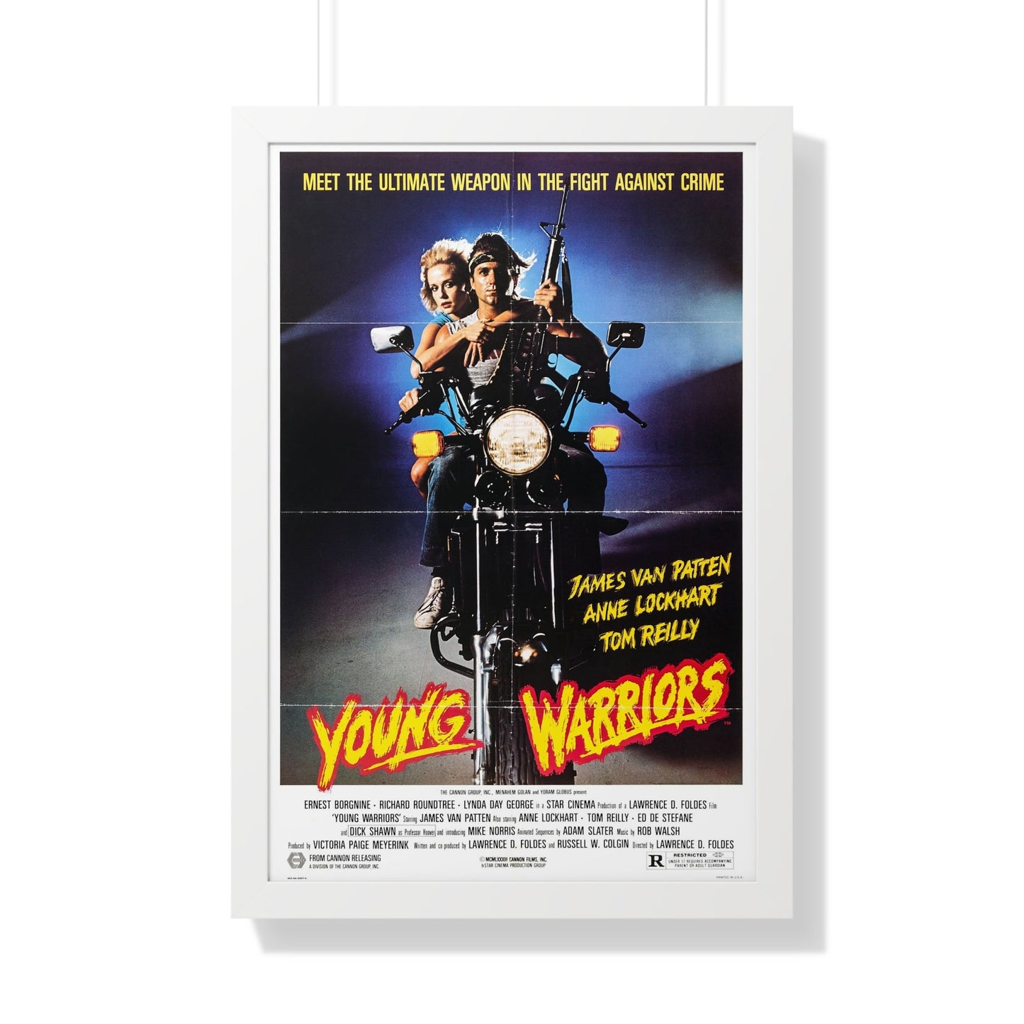 YOUNG WARRIORS 1983 - Framed Movie Poster-20" x 30"-The Sticker Space