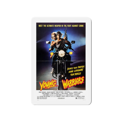 YOUNG WARRIORS 1983 Movie Poster - Refrigerator Magnet 4 Inch - The Sticker Space