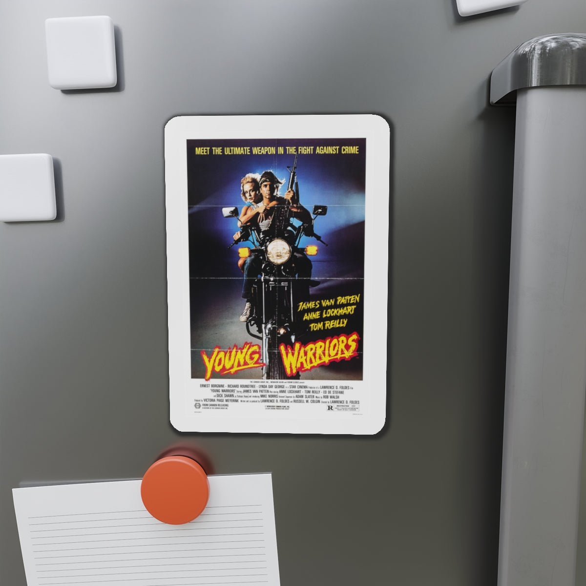 YOUNG WARRIORS 1983 Movie Poster - Refrigerator Magnet-The Sticker Space