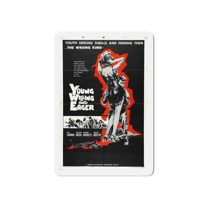 YOUNG WILLING AND EAGER 1961 Movie Poster - Refrigerator Magnet 6 Inch - The Sticker Space