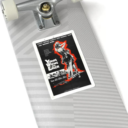 YOUNG WILLING AND EAGER 1961 Movie Poster - STICKER Vinyl Kiss-Cut Decal - The Sticker Space