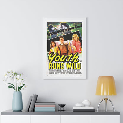 YOUTH RUNS WILD 1944 - Framed Movie Poster-The Sticker Space