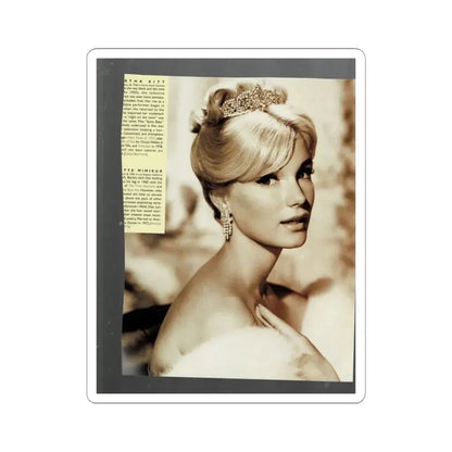 Yvette Mimieux #117 (Vintage Female Icon) STICKER Vinyl Kiss-Cut Decal 3 Inch White - The Sticker Space