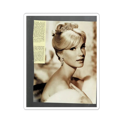 Yvette Mimieux #117 (Vintage Female Icon) STICKER Vinyl Kiss-Cut Decal 6 Inch White - The Sticker Space
