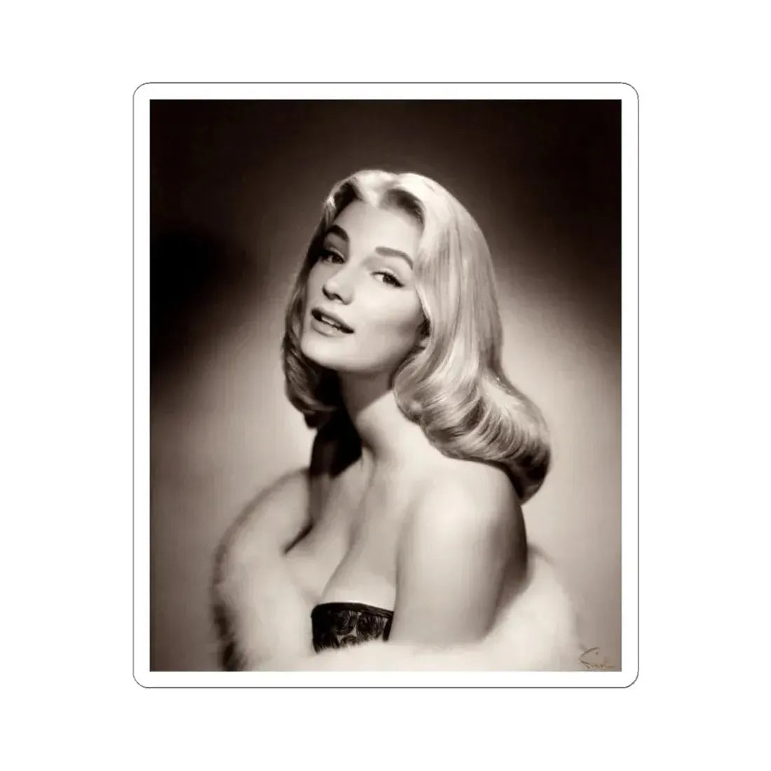 Yvette Mimieux #48 (Vintage Female Icon) STICKER Vinyl Kiss-Cut Decal 6 Inch White - The Sticker Space