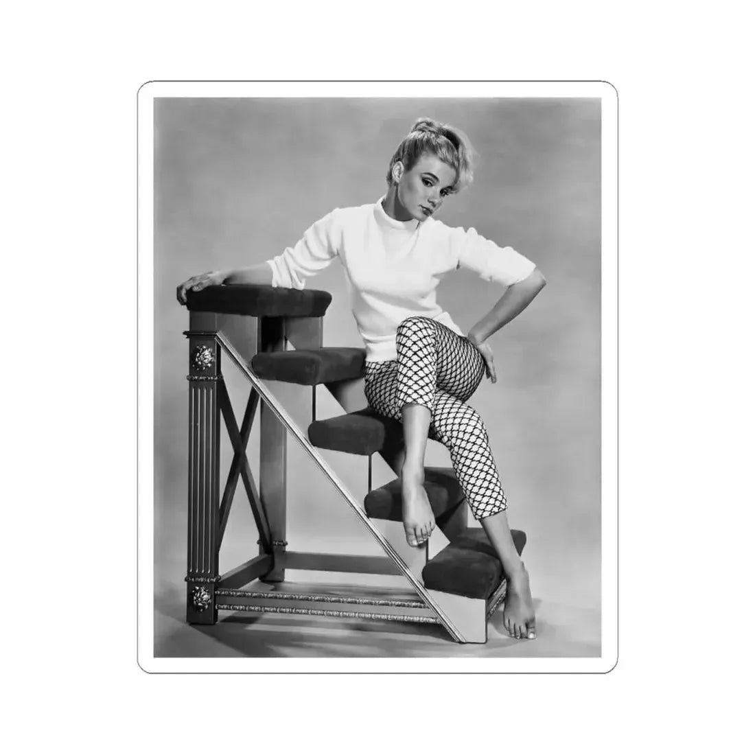 Yvette Mimieux #51 (Vintage Female Icon) STICKER Vinyl Kiss-Cut Decal 4 Inch White - The Sticker Space