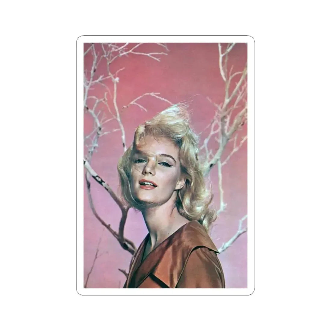 Yvette Mimieux #83 (Vintage Female Icon) STICKER Vinyl Kiss-Cut Decal 6 Inch White - The Sticker Space