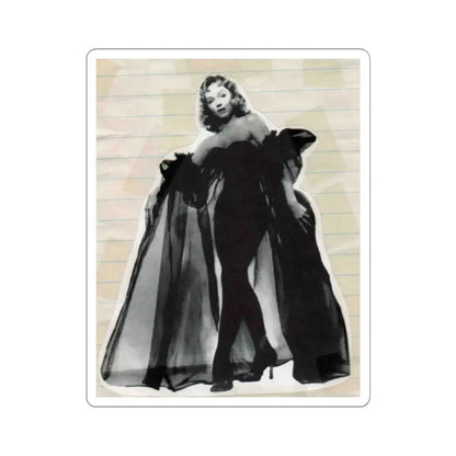 Yvette Vickers #01 (Vintage Female Icon) STICKER Vinyl Kiss-Cut Decal 6 Inch White - The Sticker Space