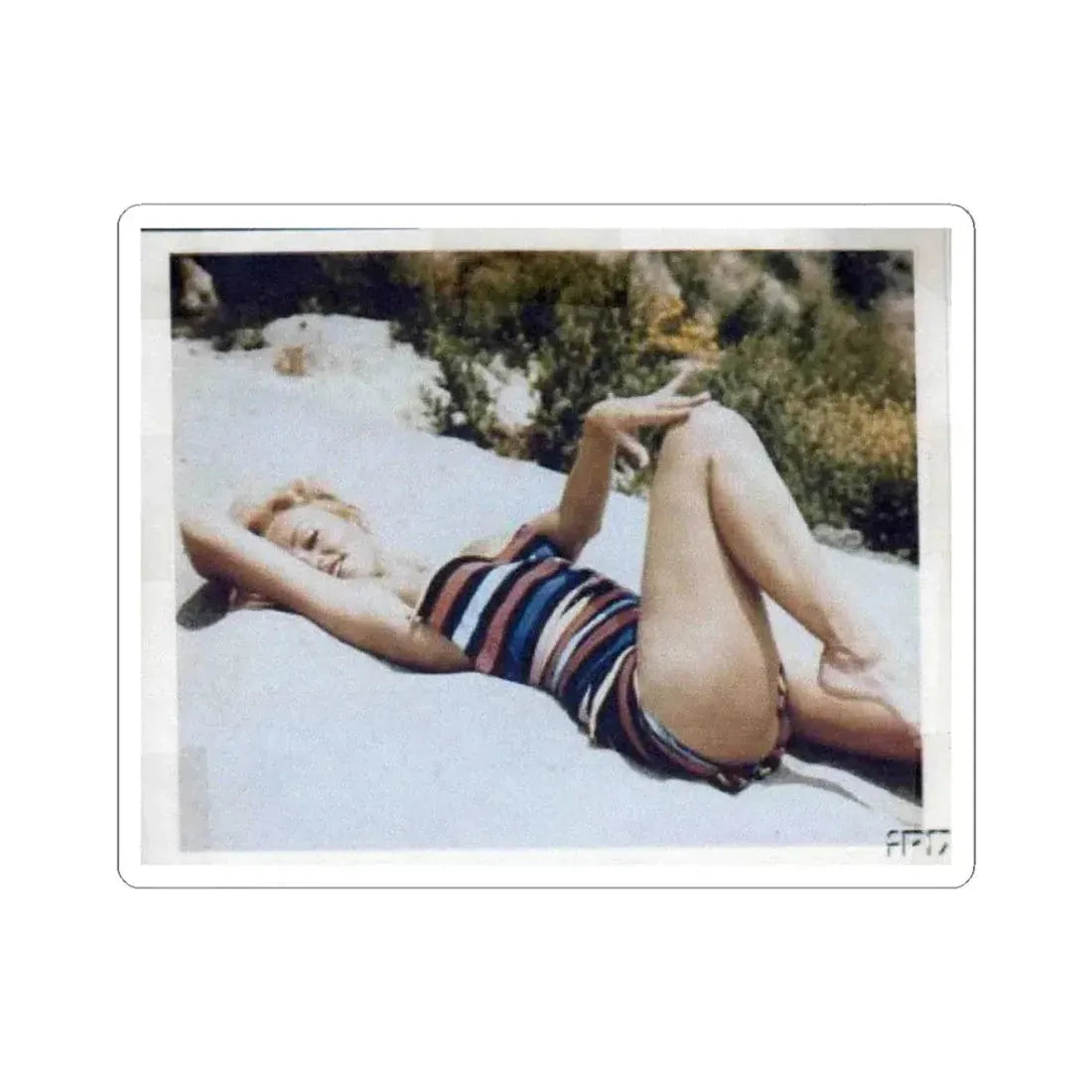 Yvette Vickers #16 (Vintage Female Icon) STICKER Vinyl Kiss-Cut Decal 3 Inch White - The Sticker Space
